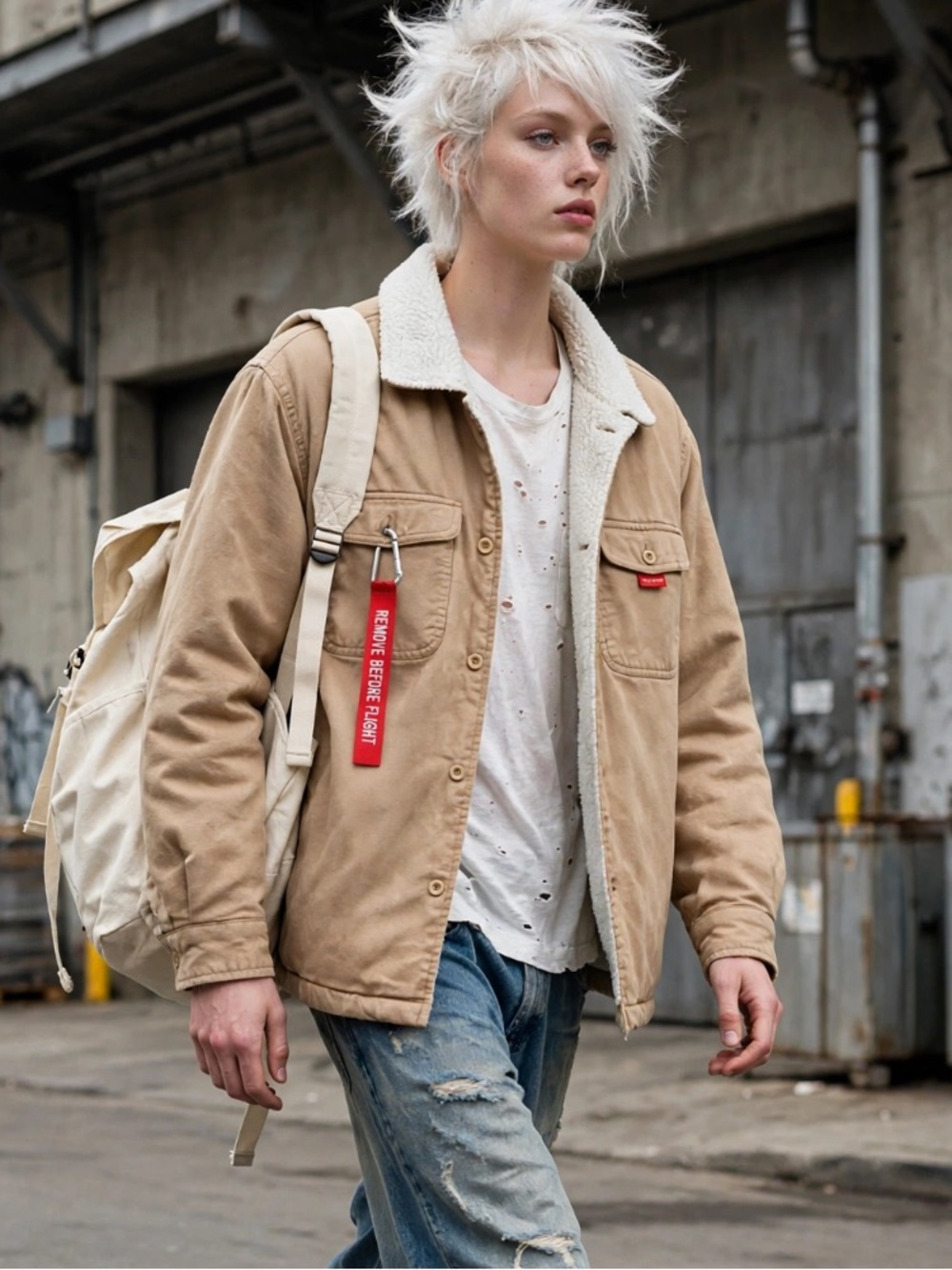 Lucky Brand cozy Sherpa jacket